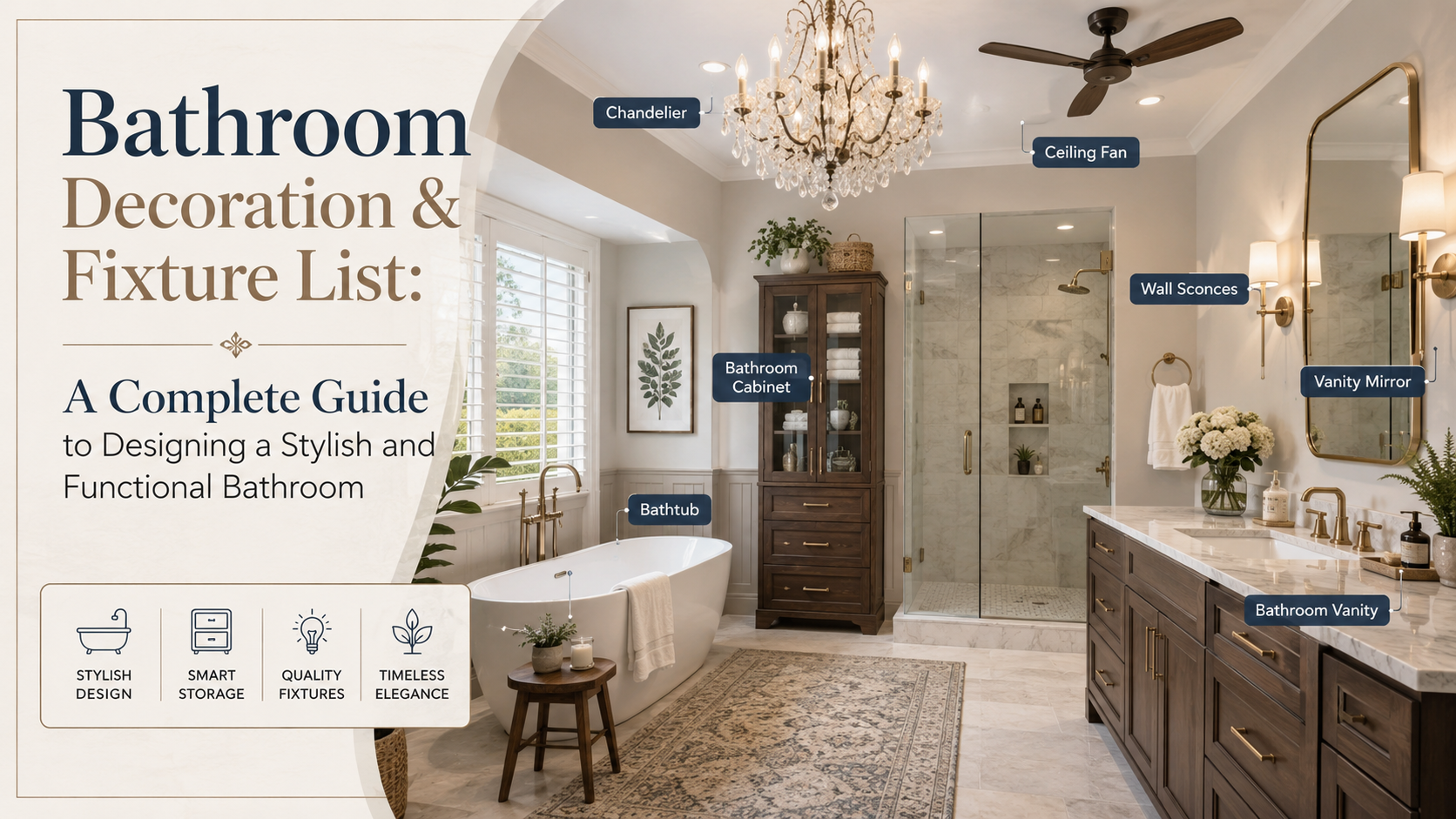 Bathroom Decoration & Fixture List: A Complete Guide to Designing a Stylish and Functional Bathroom -Parrot Uncle