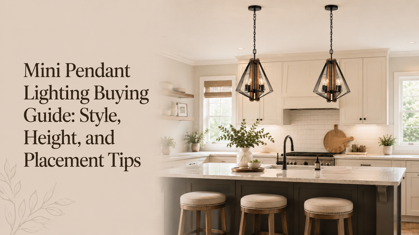 Mini Pendant Lighting Buying Guide: Style, Height, and Placement Tips -Parrot Uncle
