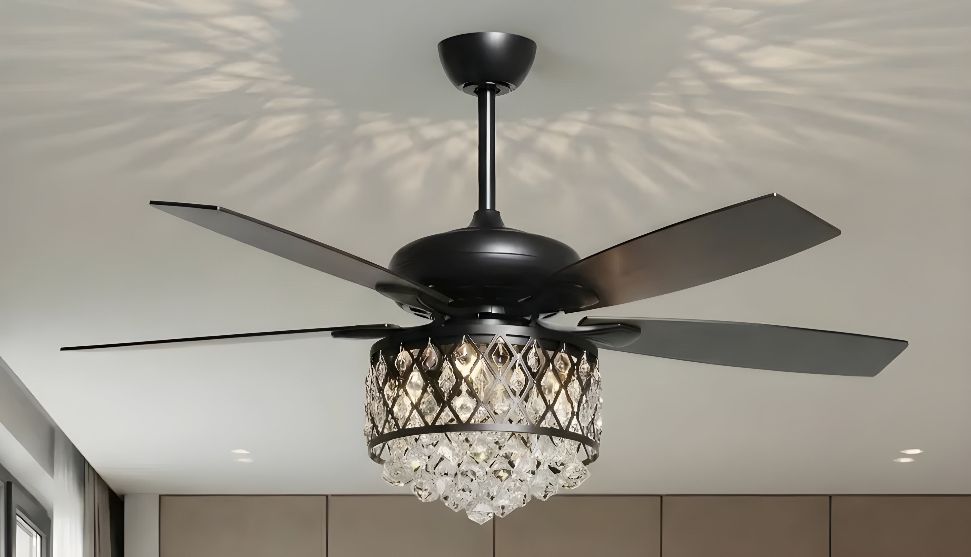 Crystal or Gold Ceiling Fan: Which Looks More Luxurious?