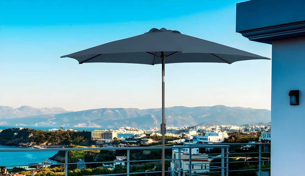 best patio umbrella for rain Bigroof 15ft with Base, 10-Year-No-Fade Large Outdoor Double-Sided Market Umbrella with UPF50+Terylene Polyester Fabric and Crank Poolside Garden Deck Backyard Beach Pools : Patio, Lawn & Garden resistant for reliable outdoor support 10 Best Patio Umbrellas for