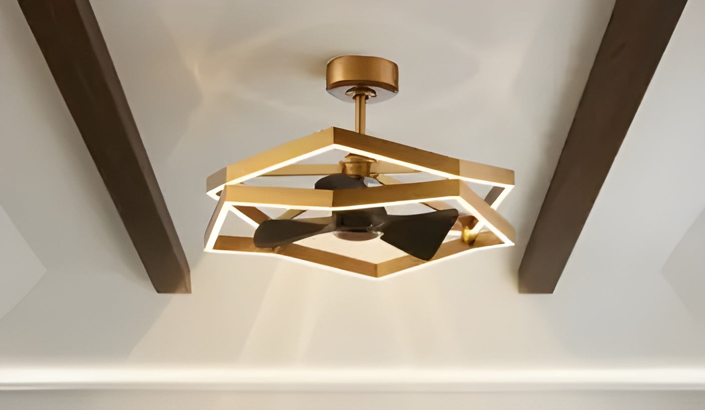 Caged Ceiling Fan vs Fandelier What Is the Difference