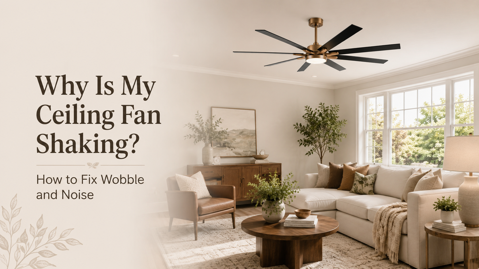 Why Is My Ceiling Fan Shaking? How to Fix Wobble and Noise -Parrot Uncle