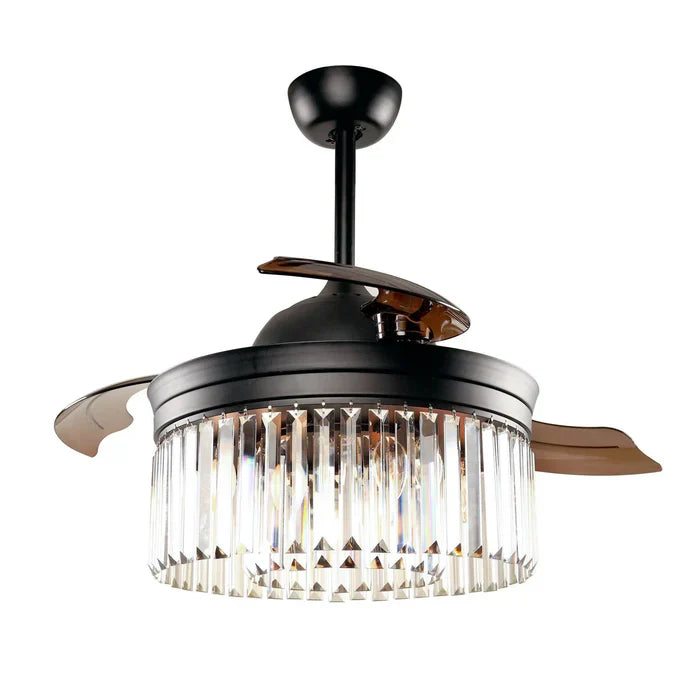 Crystal Ceiling Fan - ParrotUncle