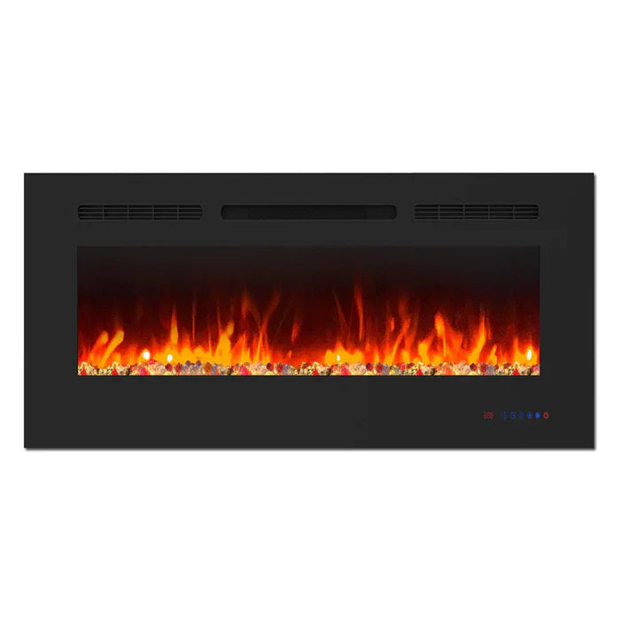 Electric Fireplace with Touch Screen -Parrot Uncle