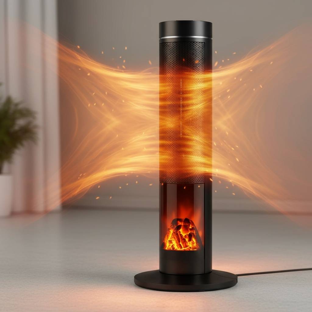 1500W Electric Space Heaters with Digital LED Display Remote Control