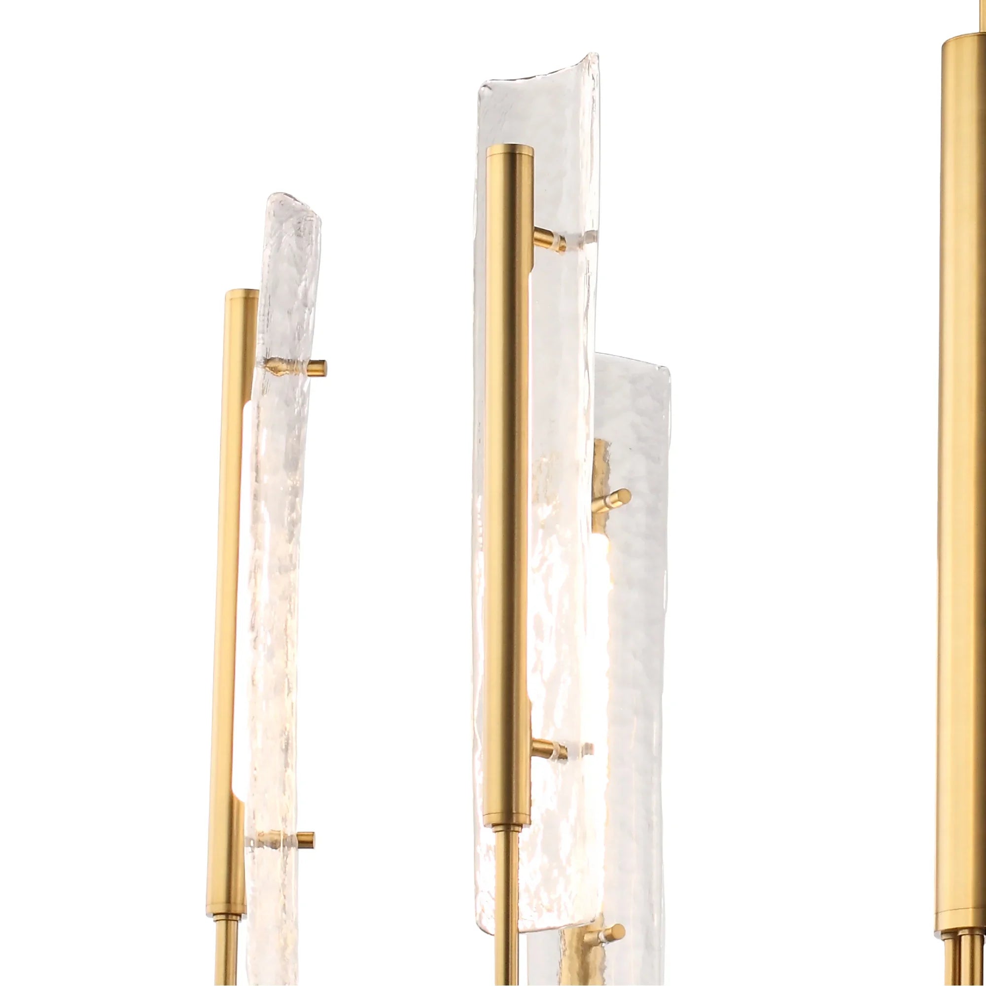 Perimost 34 Inch Faithe 6-Light Golden Luxury Chandelier