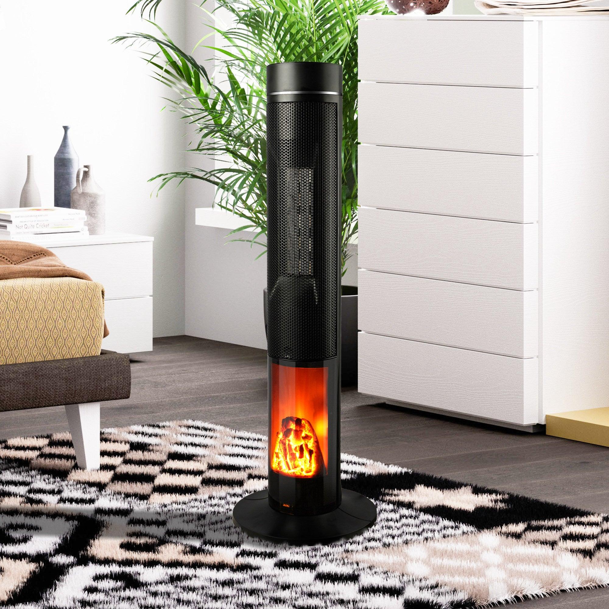 1500W Electric Space Heaters with Digital LED Display Remote Control