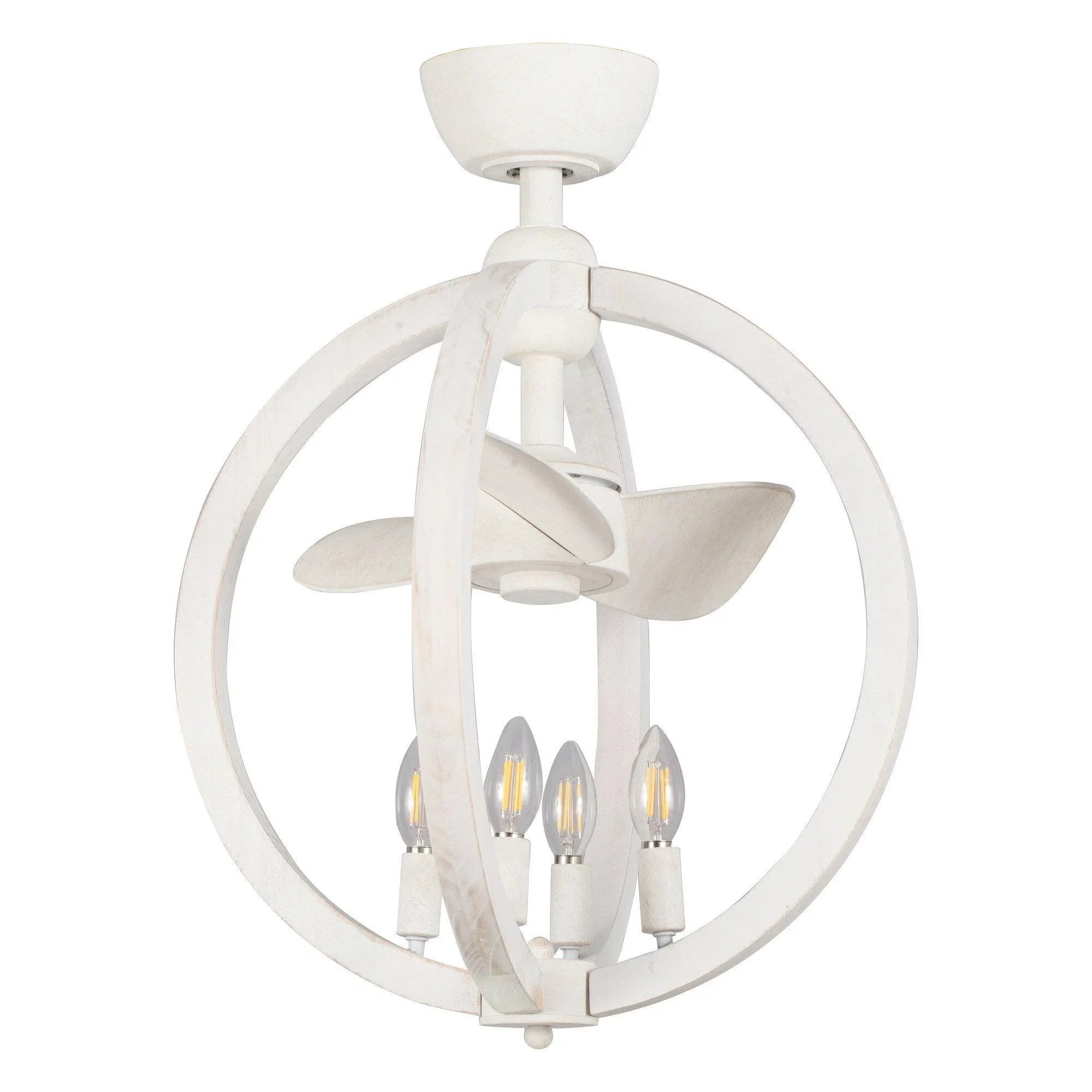 18" Cairns DC Motor Modern Downrod Mount Reversible Ceiling Fan with Lighting and Remote Control - ParrotUncle