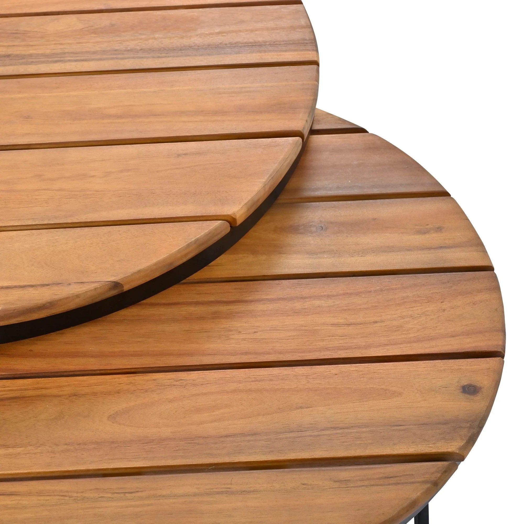 Conjunto de 6 sofás seccionales para exterior con mesas de centro redondas apilables y sofá con cojines para patio, porche y jardín.