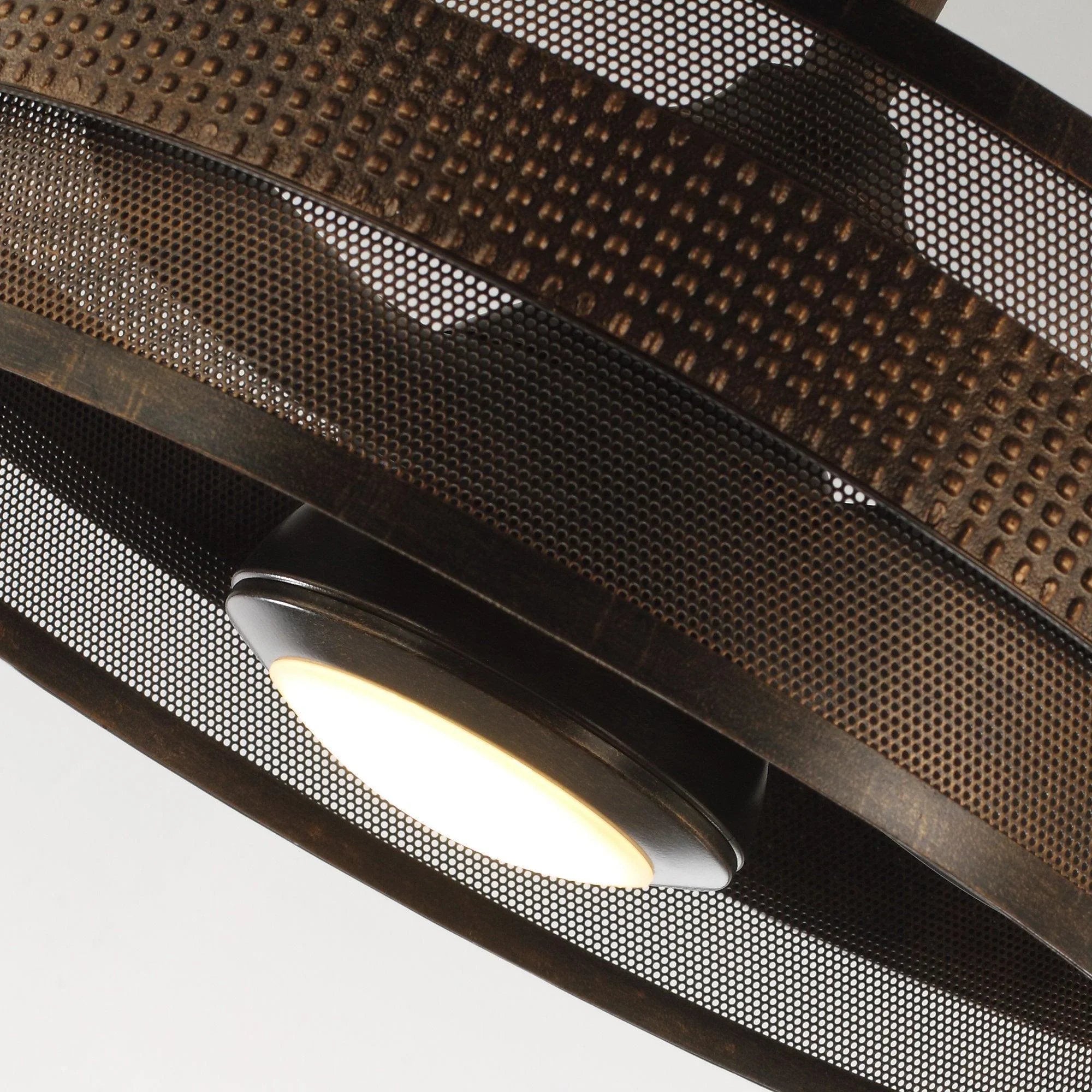 21" Nilgiri Industrial DC Motor Downrod Mount Reversible Ceiling Fan with LED Lighting and Remote Control - ParrotUncle