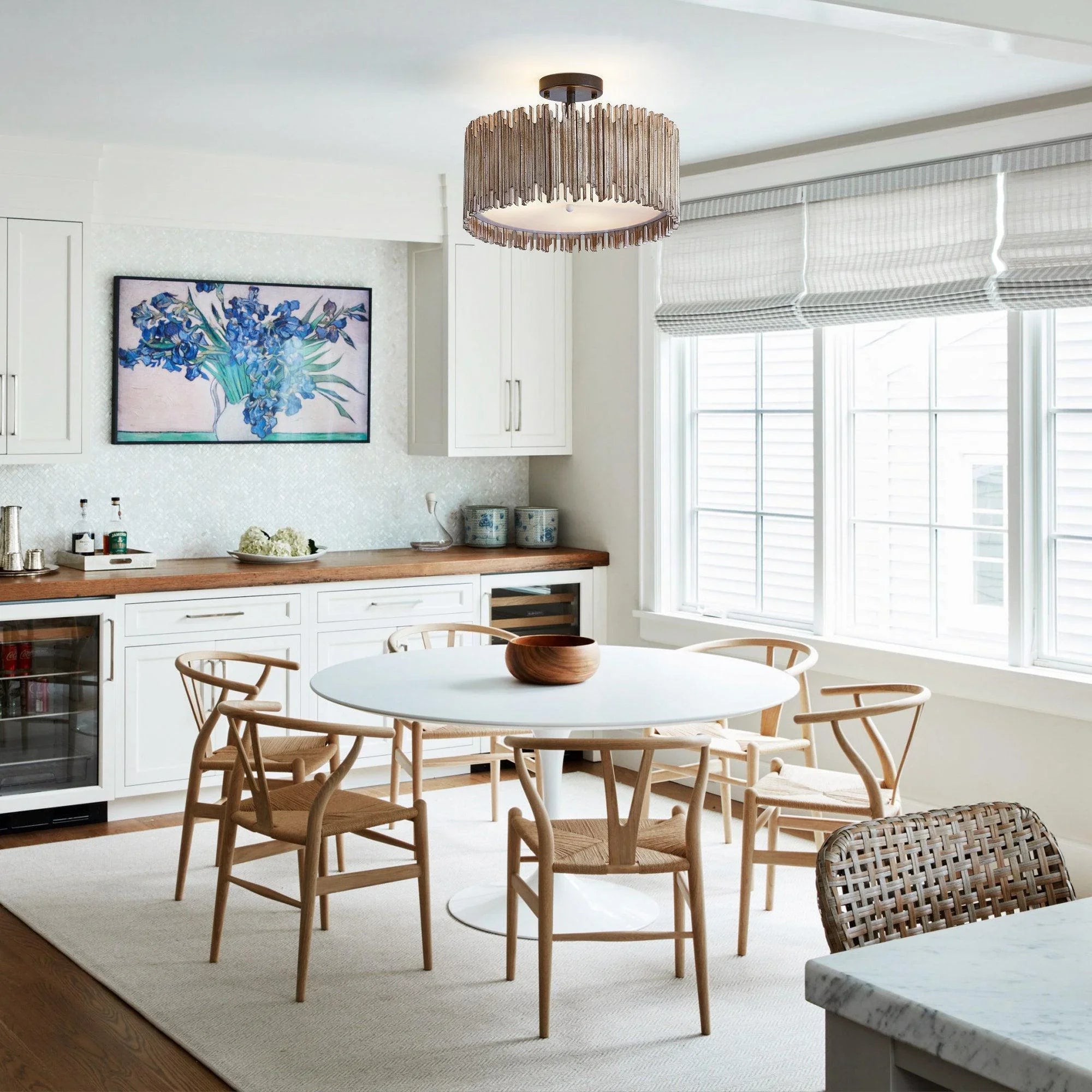 3-Light Farmhouse Ceiling Lighting, LED - ParrotUncle