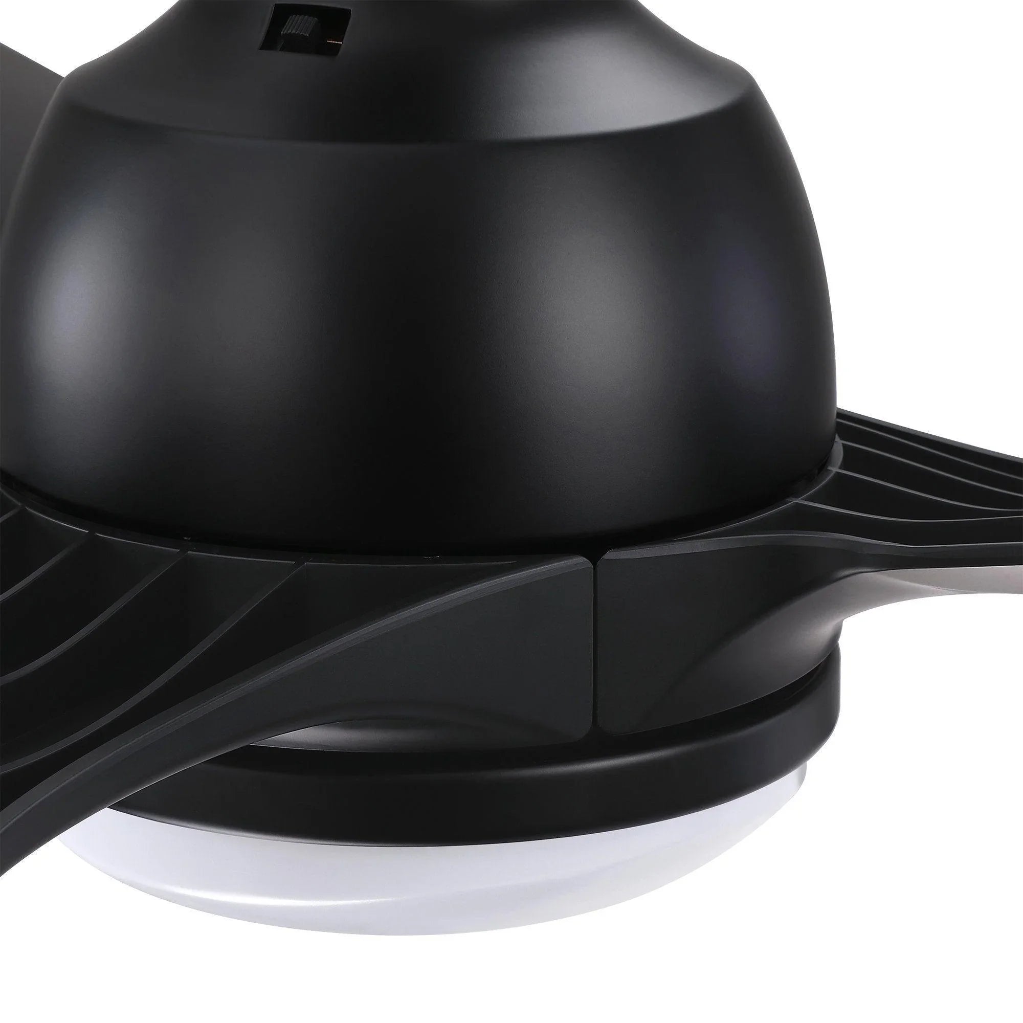 52" Cason Induatrial Downrod Mount Reversible Ceiling Fan with LED Lighting and Remote Control - ParrotUncle