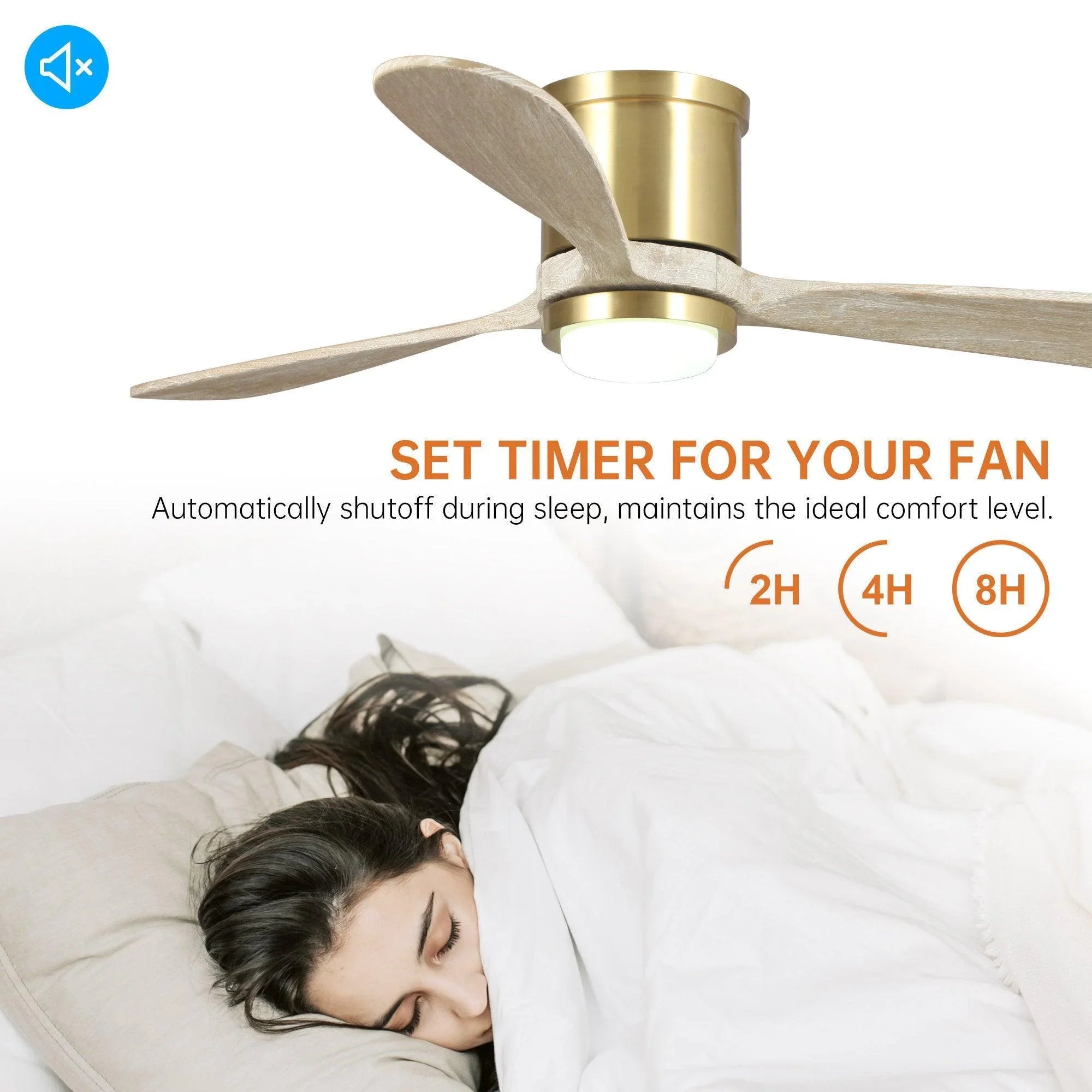 52" Mayna Smart Fan with LED Light - ParrotUncle