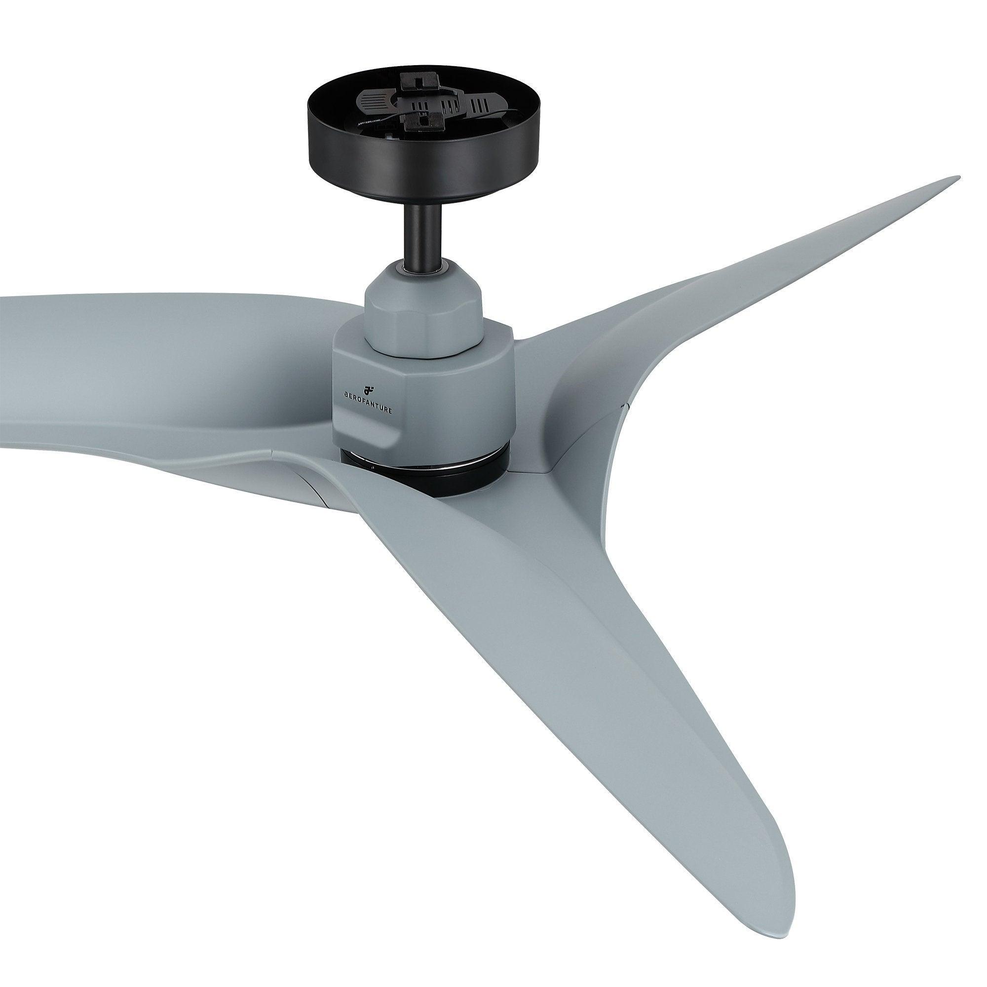 52" Punjab Industrial DC Motor Downrod Mount Reversible Ceiling Fan with Remote Control - ParrotUncle