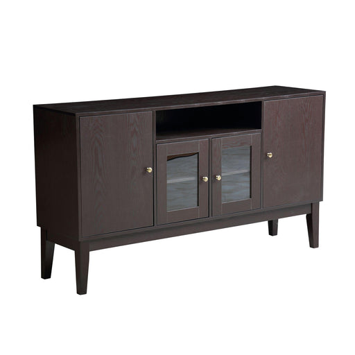 59" Wide 4-Door Buffet Cabinet TV Console Table - ParrotUncle