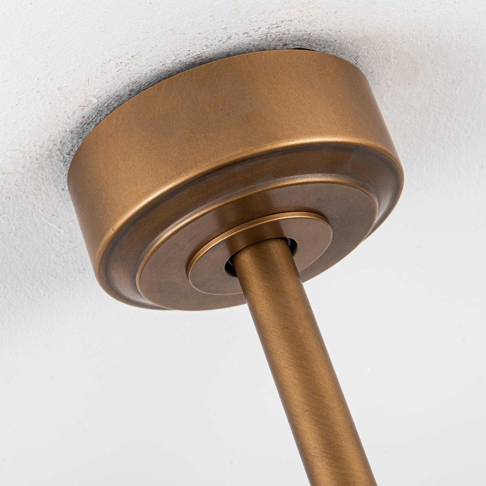 65" Balachandran Industrial Downrod Mount Ceiling Fan with LED Lighting and Remote Control - ParrotUncle