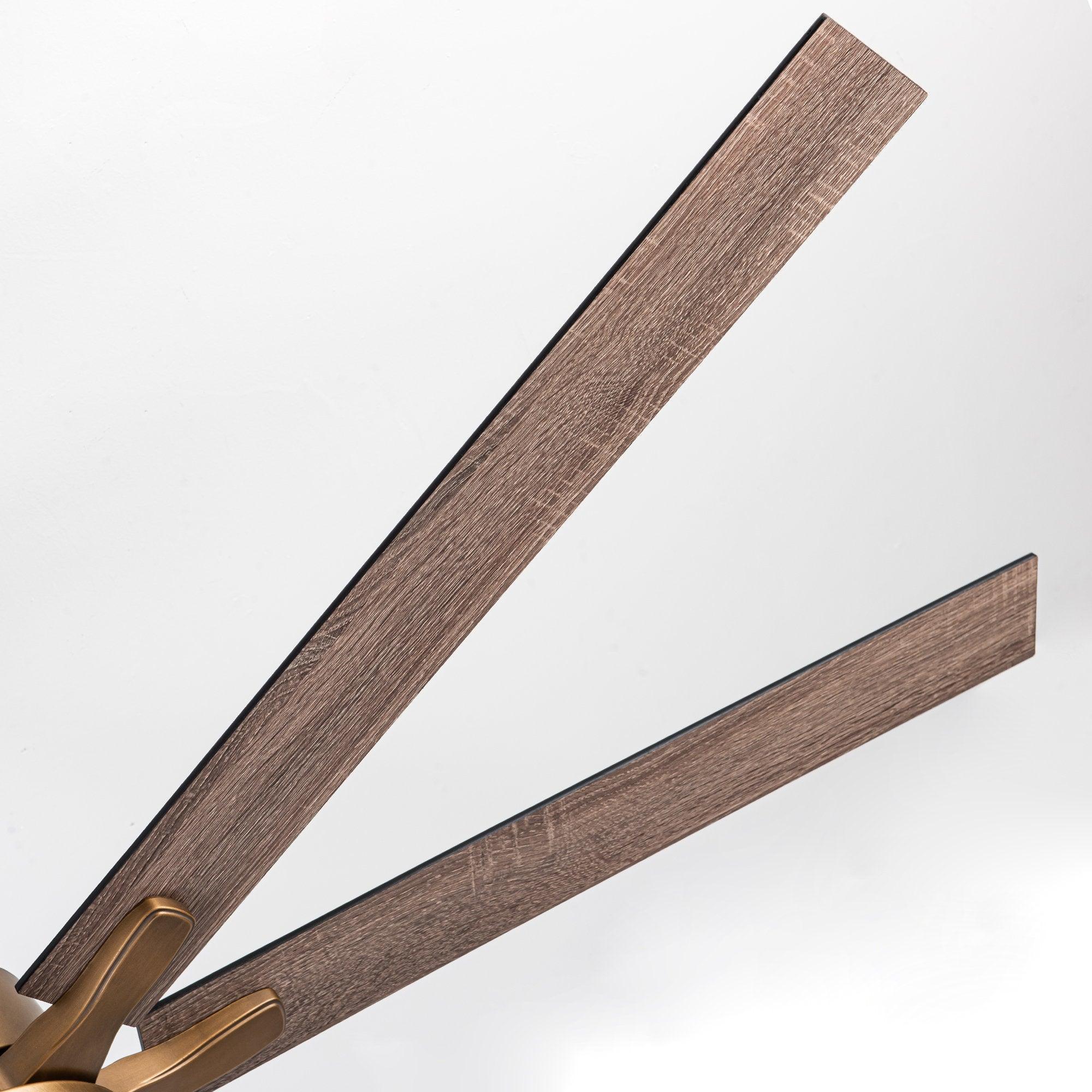 65" Balachandran Industrial Downrod Mount Ceiling Fan with LED Lighting and Remote Control - ParrotUncle