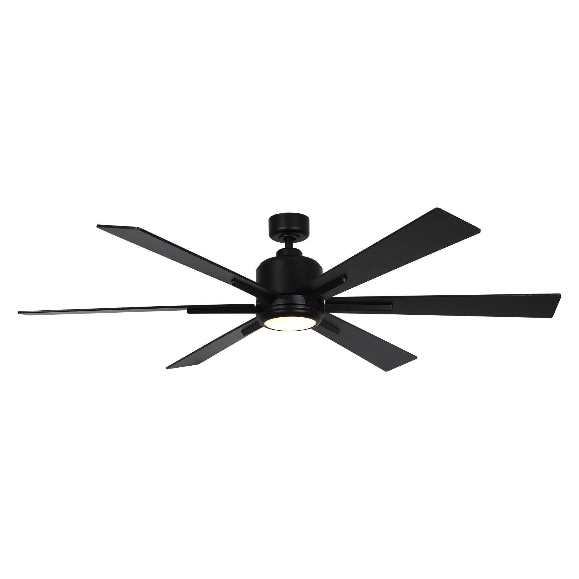 65" Balachandran Industrial Downrod Mount Ceiling Fan with Lighting and Remote Control - ParrotUncle