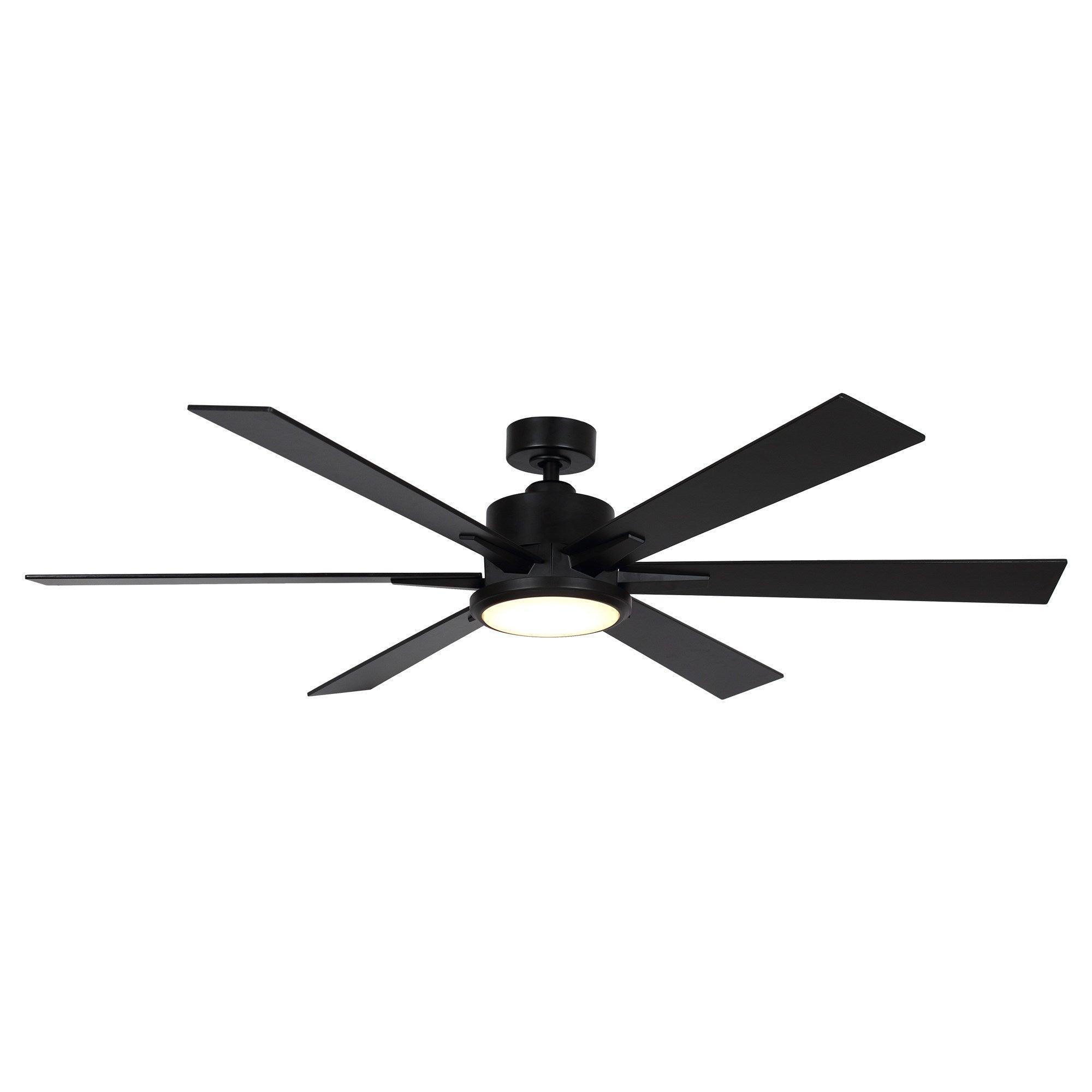 65" Balachandran Industrial Downrod Mount Ceiling Fan with Lighting and Remote Control - ParrotUncle