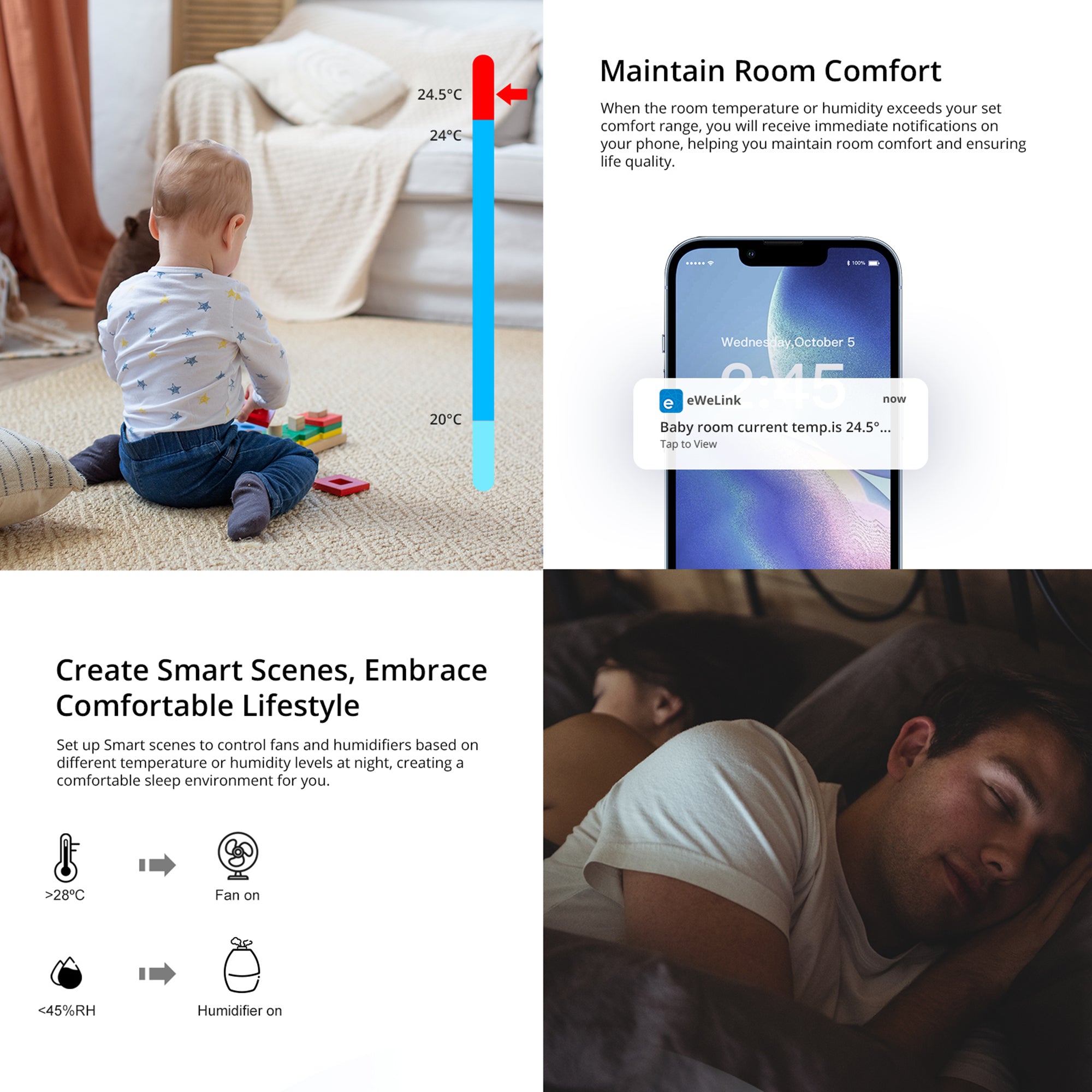 Zigbee High-Accurate Temperature and Humidity Sensor