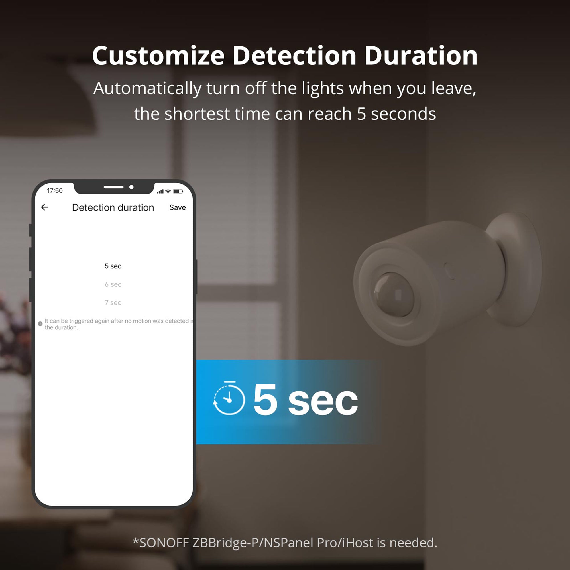 Zigbee Motion Sensor for Smart Home Automation
