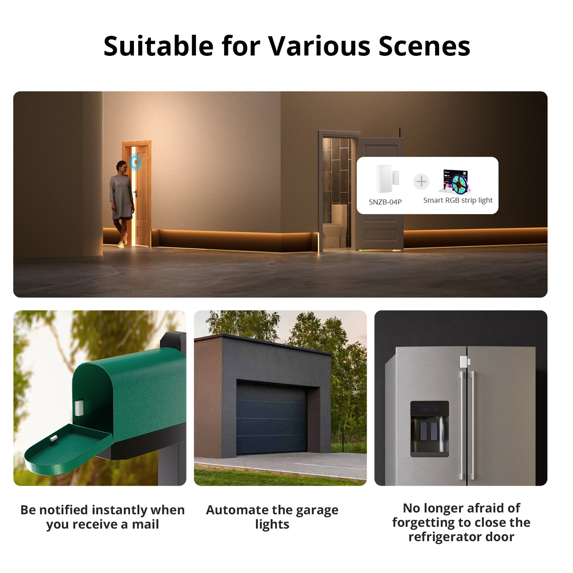 Zigbee Door Window Home Security Alarm Sensor