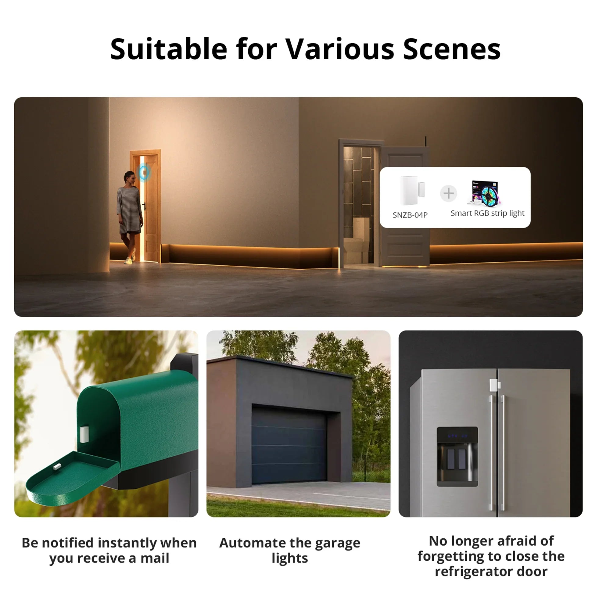 Zigbee Door Window Home Security Alarm Sensor