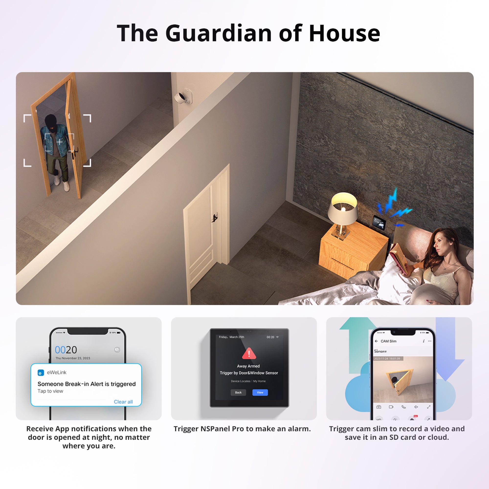Zigbee Door Window Home Security Alarm Sensor