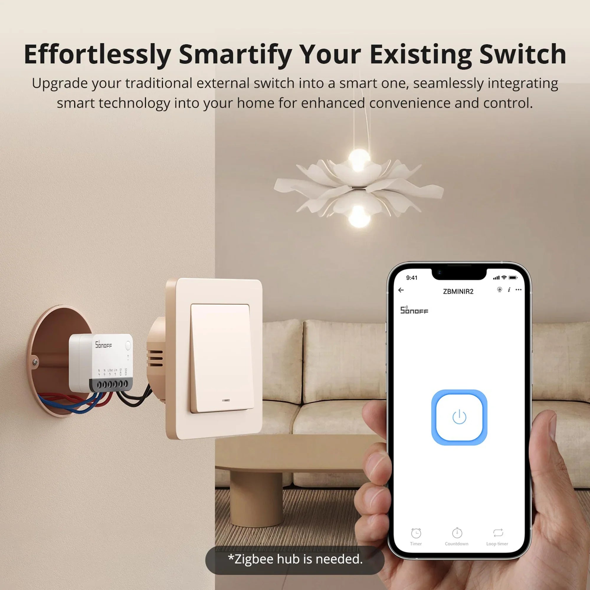 ZBMINI Extreme Zigbee Smart Switch, Neutral Wire Required