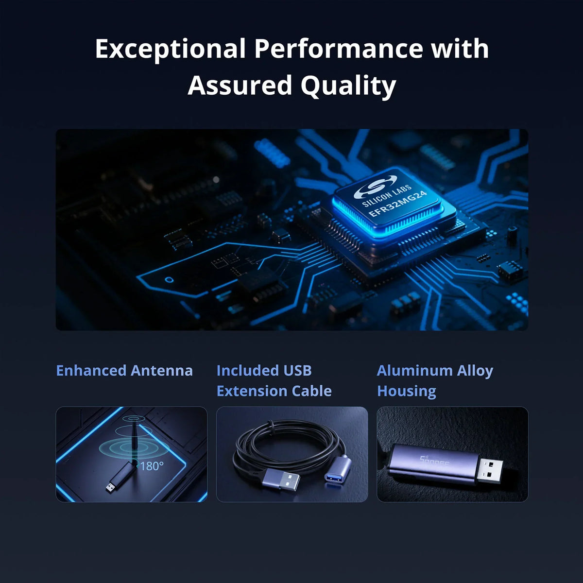 Zigbee Thread USB Dongle Plus MG24