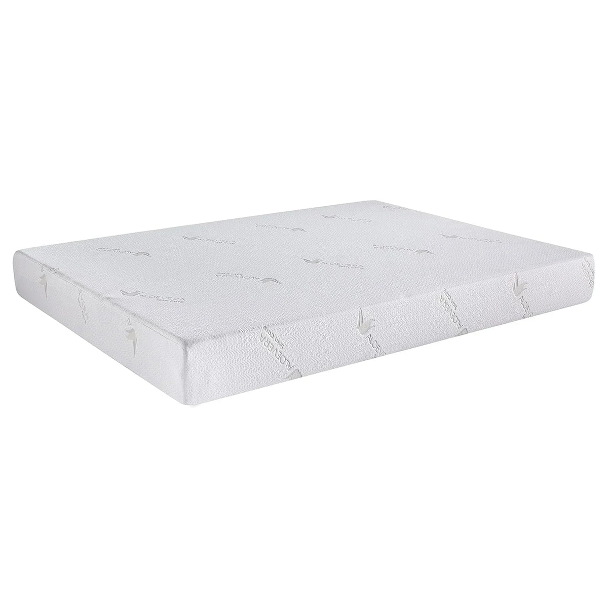 6 Inch Aloe Vera Infused Memory Foam Twin Mattress with 3-Layer Extra Firm Support