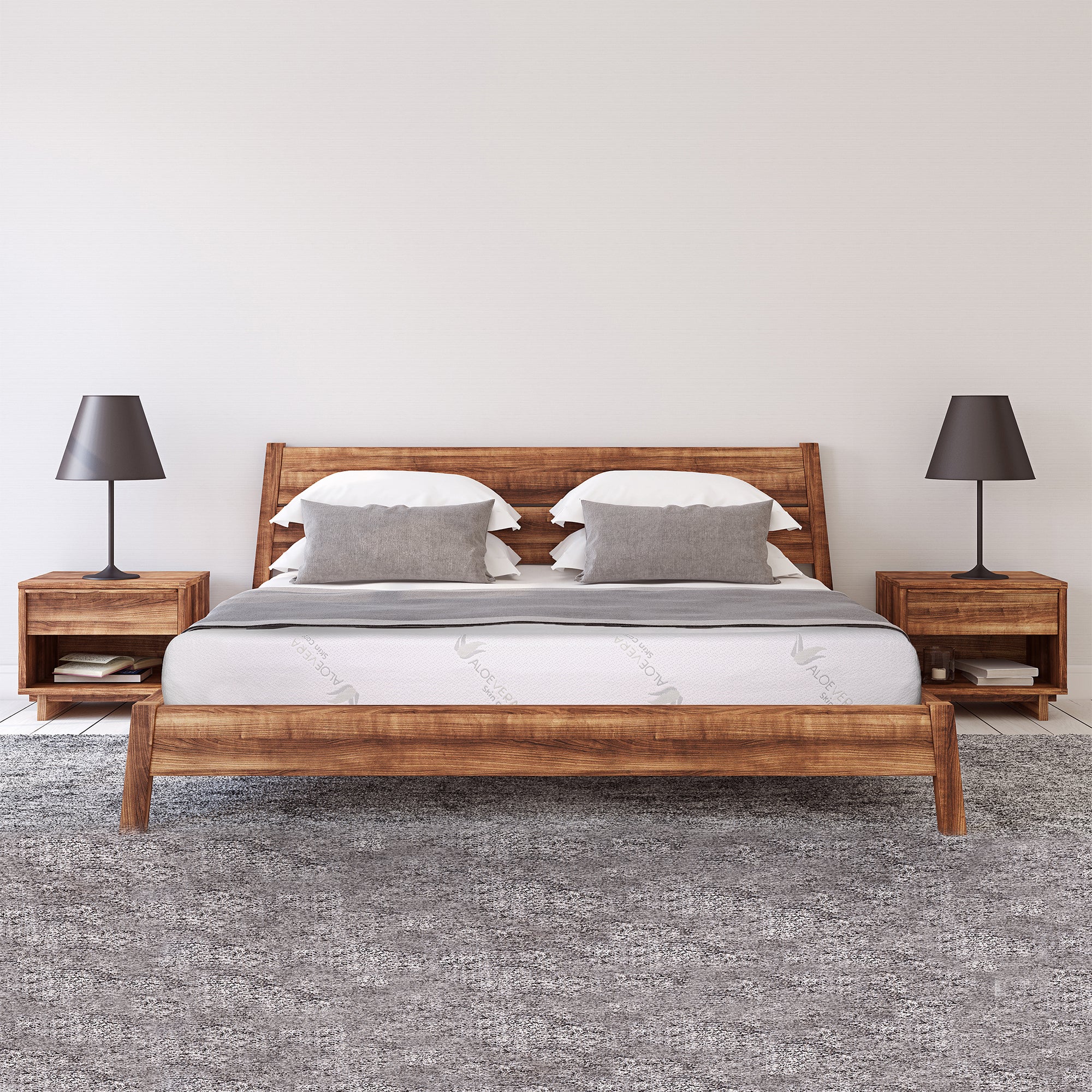 8 Inch Memory Foam Mattress with Soft Aloe Vera Fabric