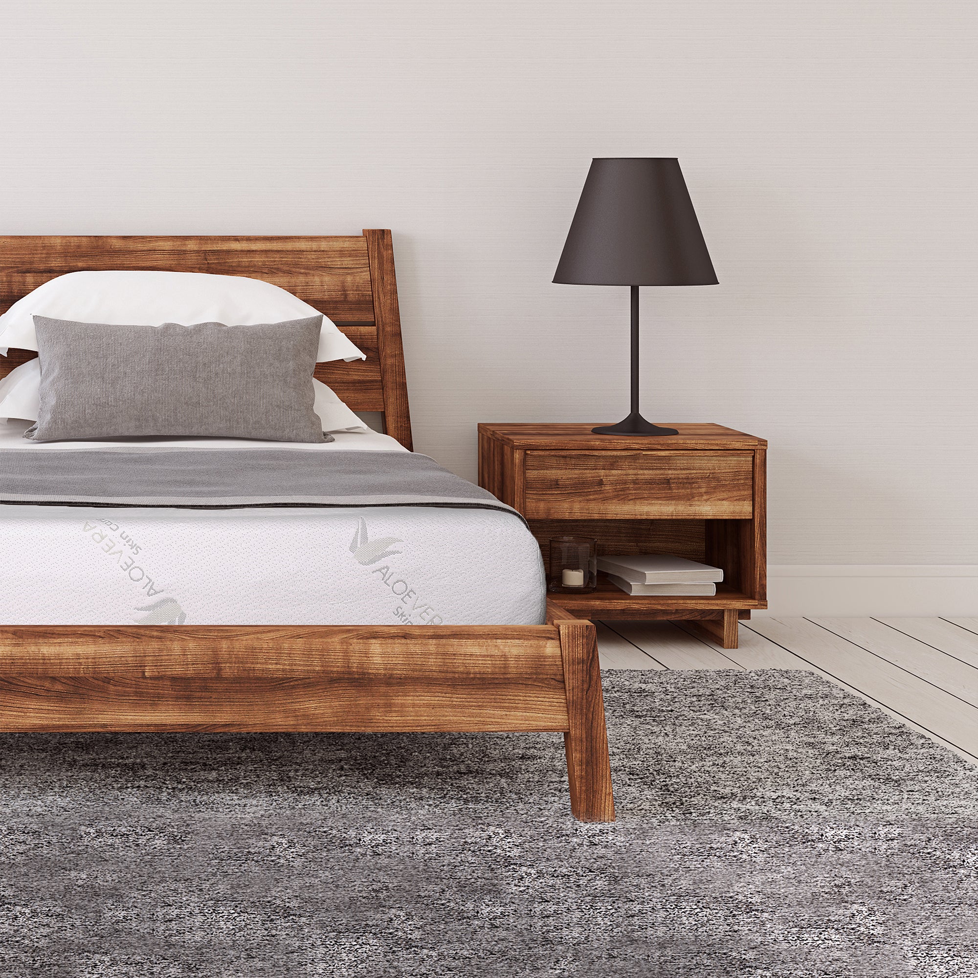 8 Inch Memory Foam Mattress with Soft Aloe Vera Fabric