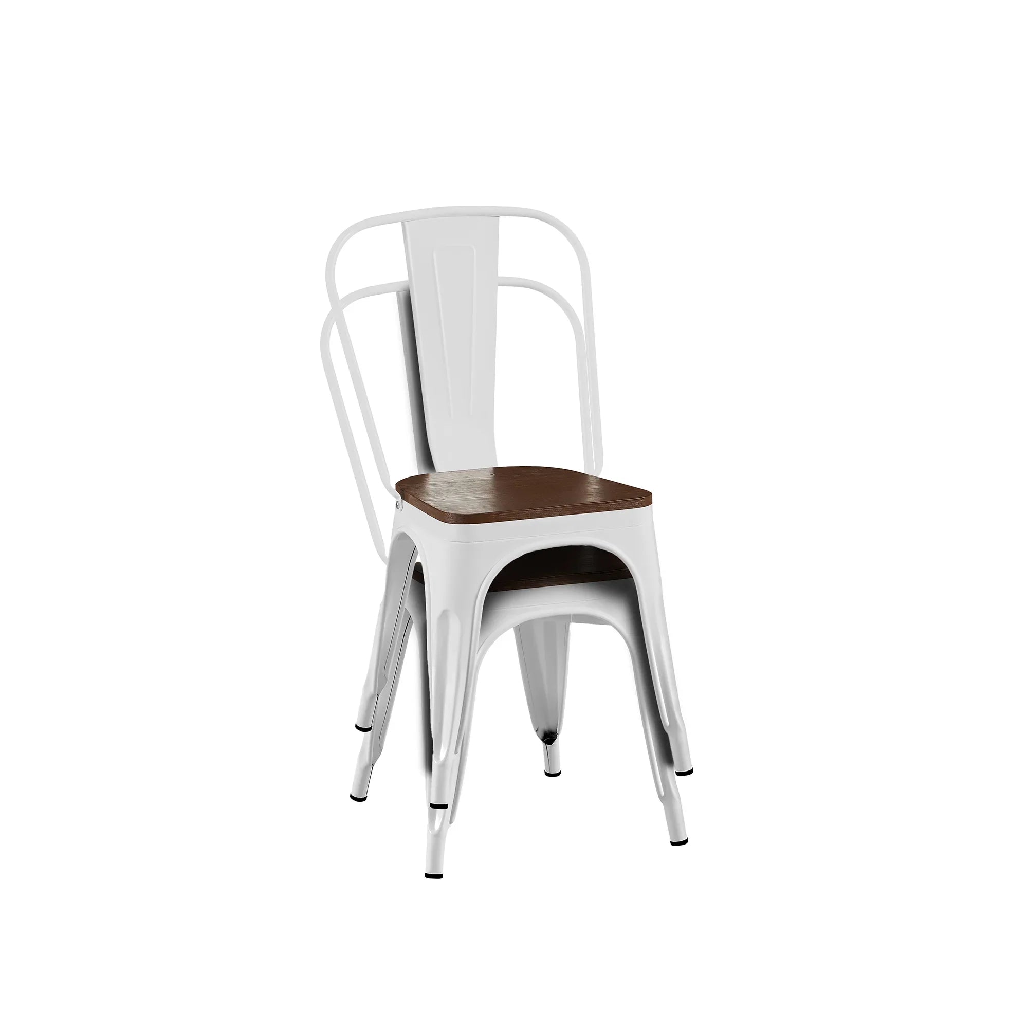 Juego de mesa de comedor de 5 piezas de madera maciza de caucho de 48" de ancho con respaldo de silla en forma de diamante