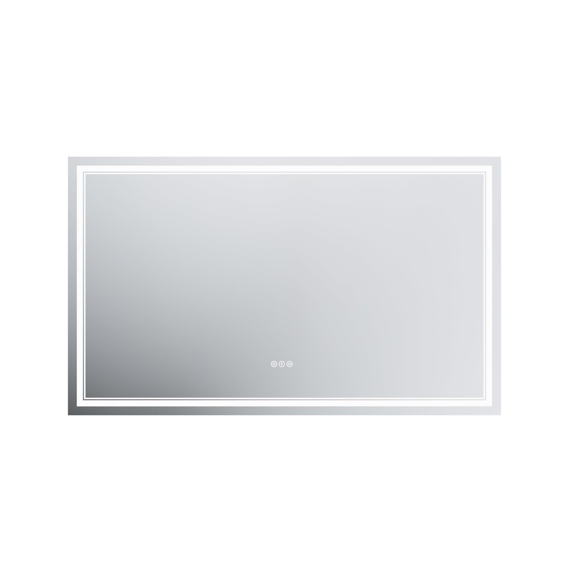GlareGuard Anti-Fog Bathroom Dimmable Led Mirror Backlit Illuminated Mirror Touch Switch