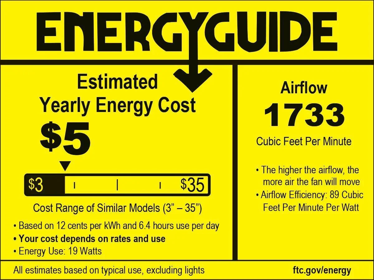 Ventilador de techo moderno de cristal con motor de CC de 33", iluminación y control remoto