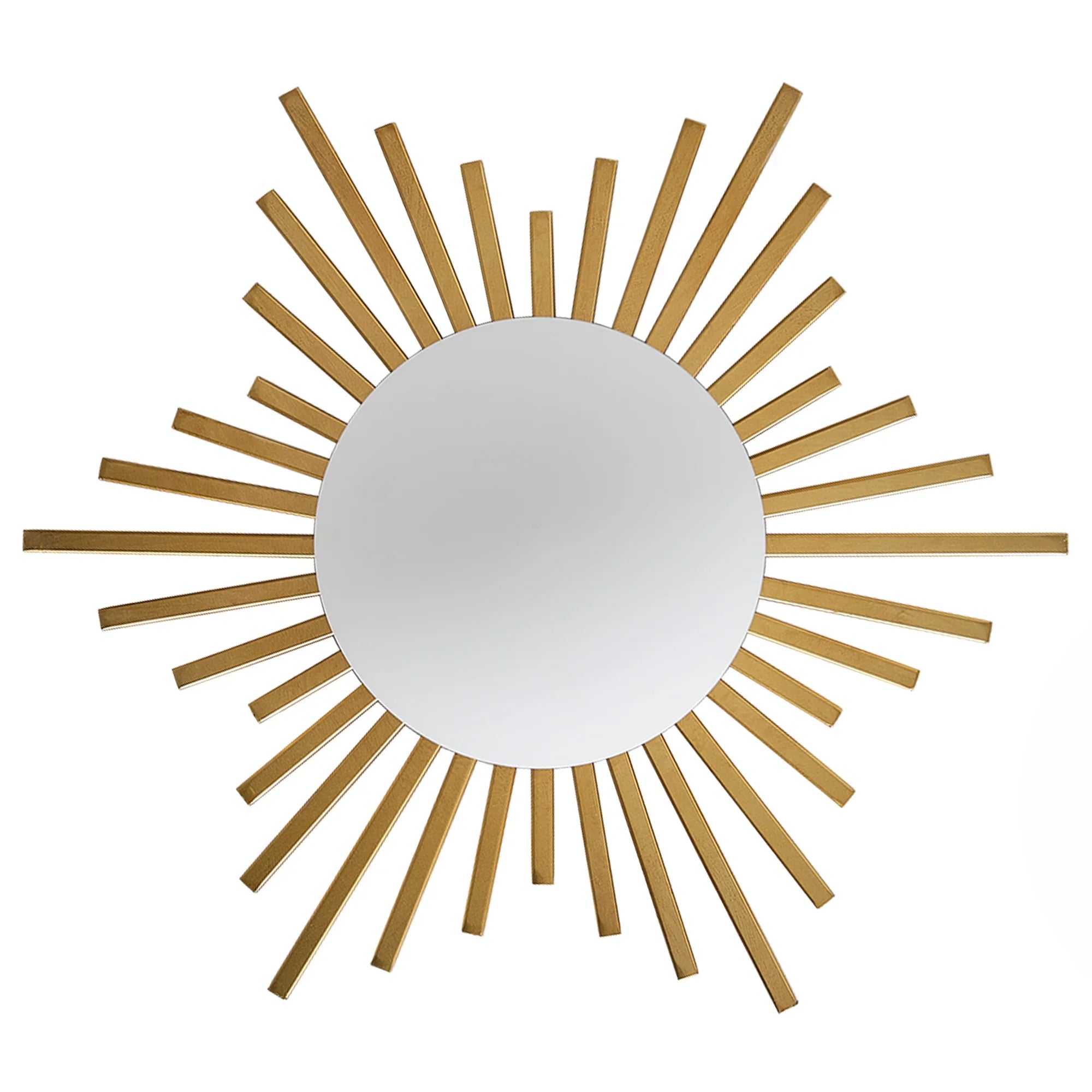 18 Inch Iris 1-Light Golden Semi-Flush Mount Ceiling Light