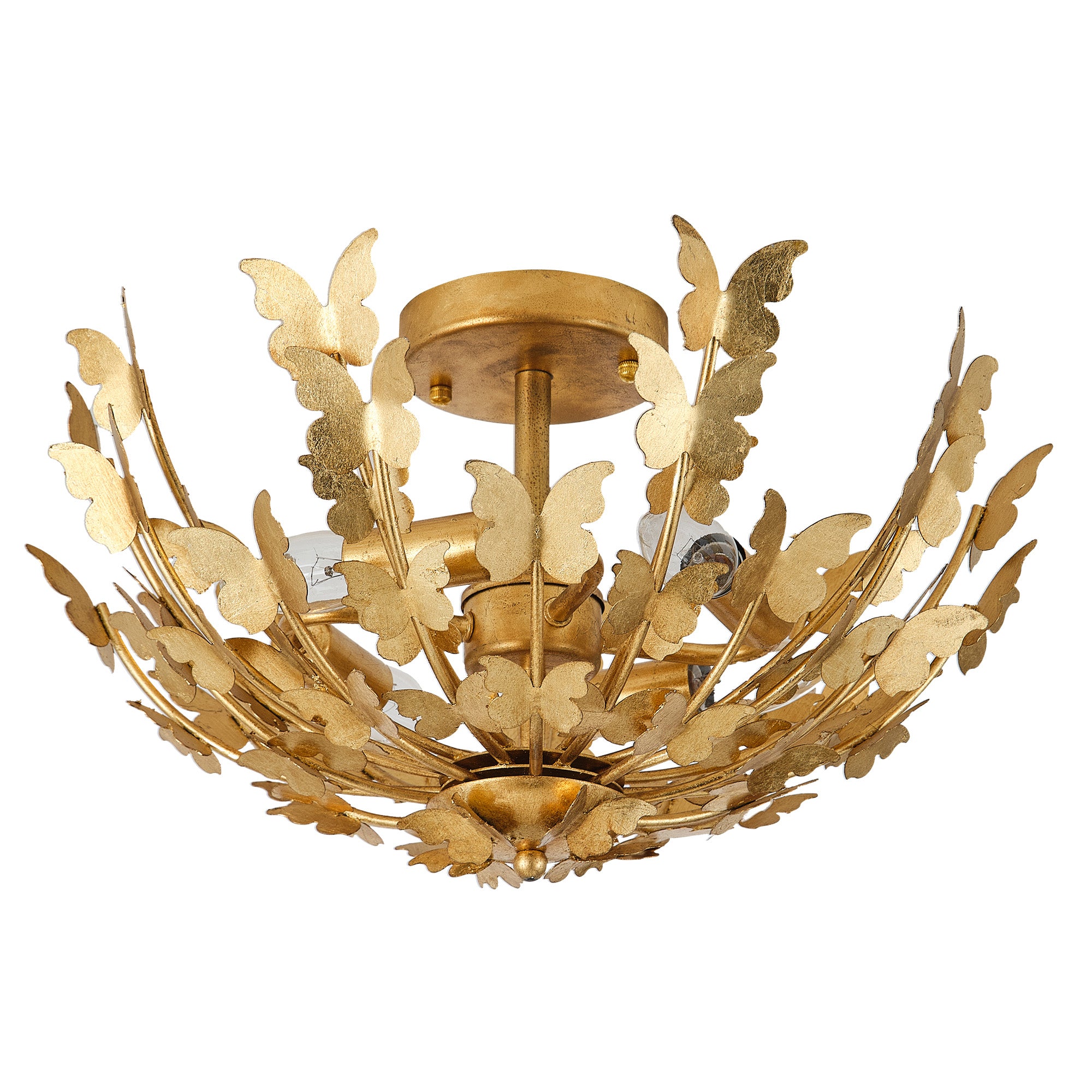 18 Inch Betsy 4-Light Semi-Flush Mount Ceiling Light
