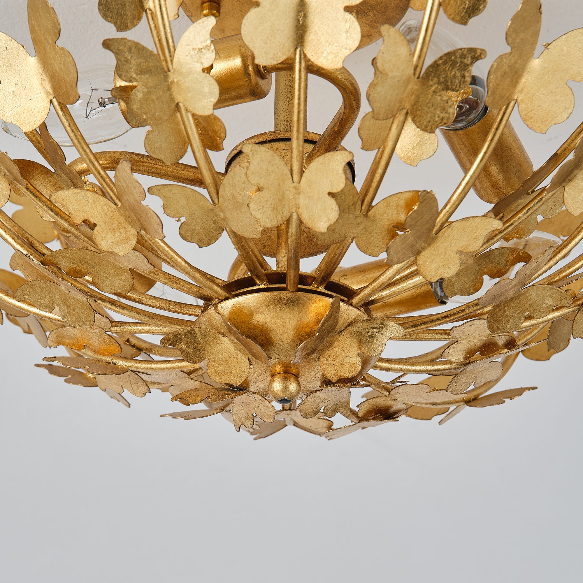 18 Inch Betsy 4-Light Semi-Flush Mount Ceiling Light