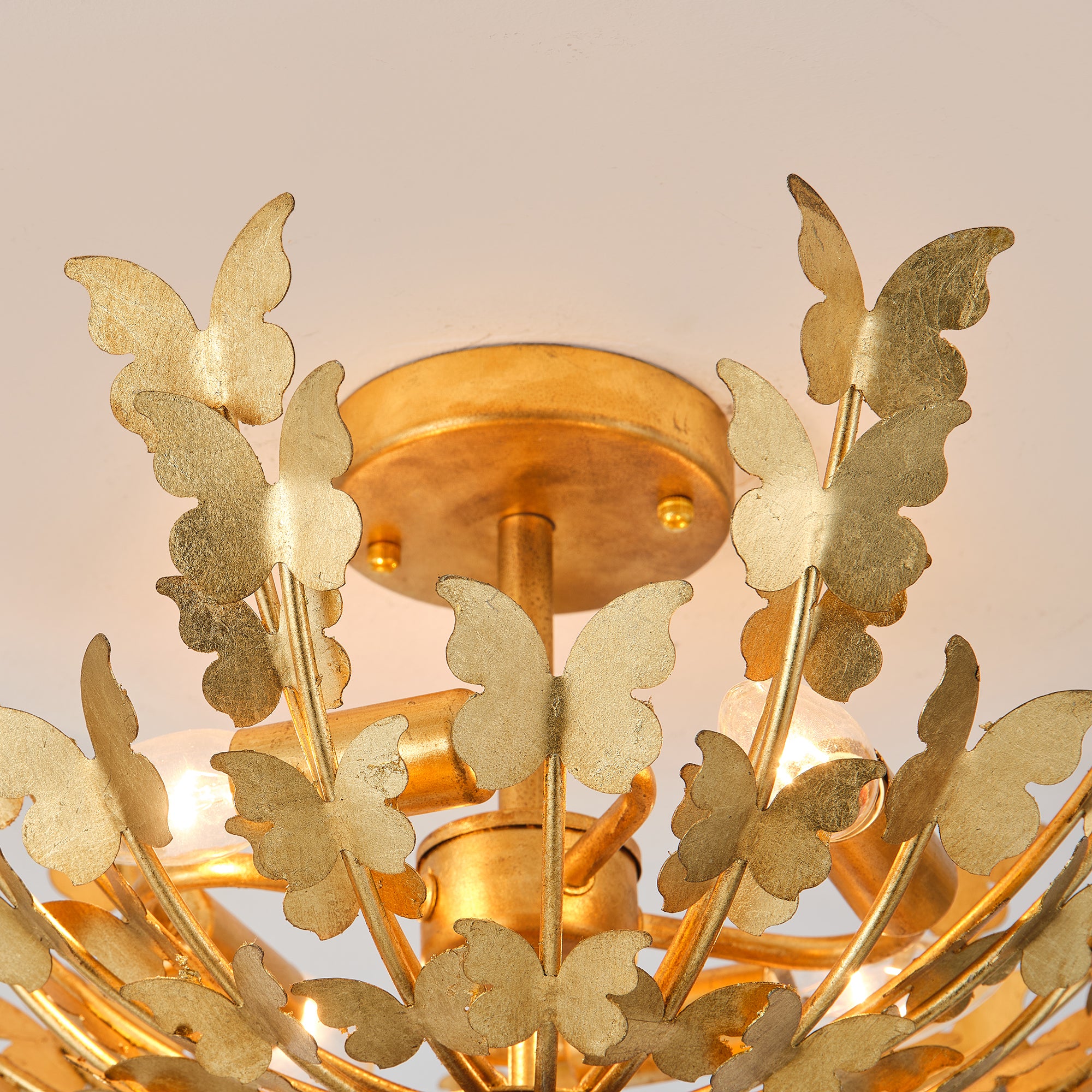 18 Inch Betsy 4-Light Semi-Flush Mount Ceiling Light