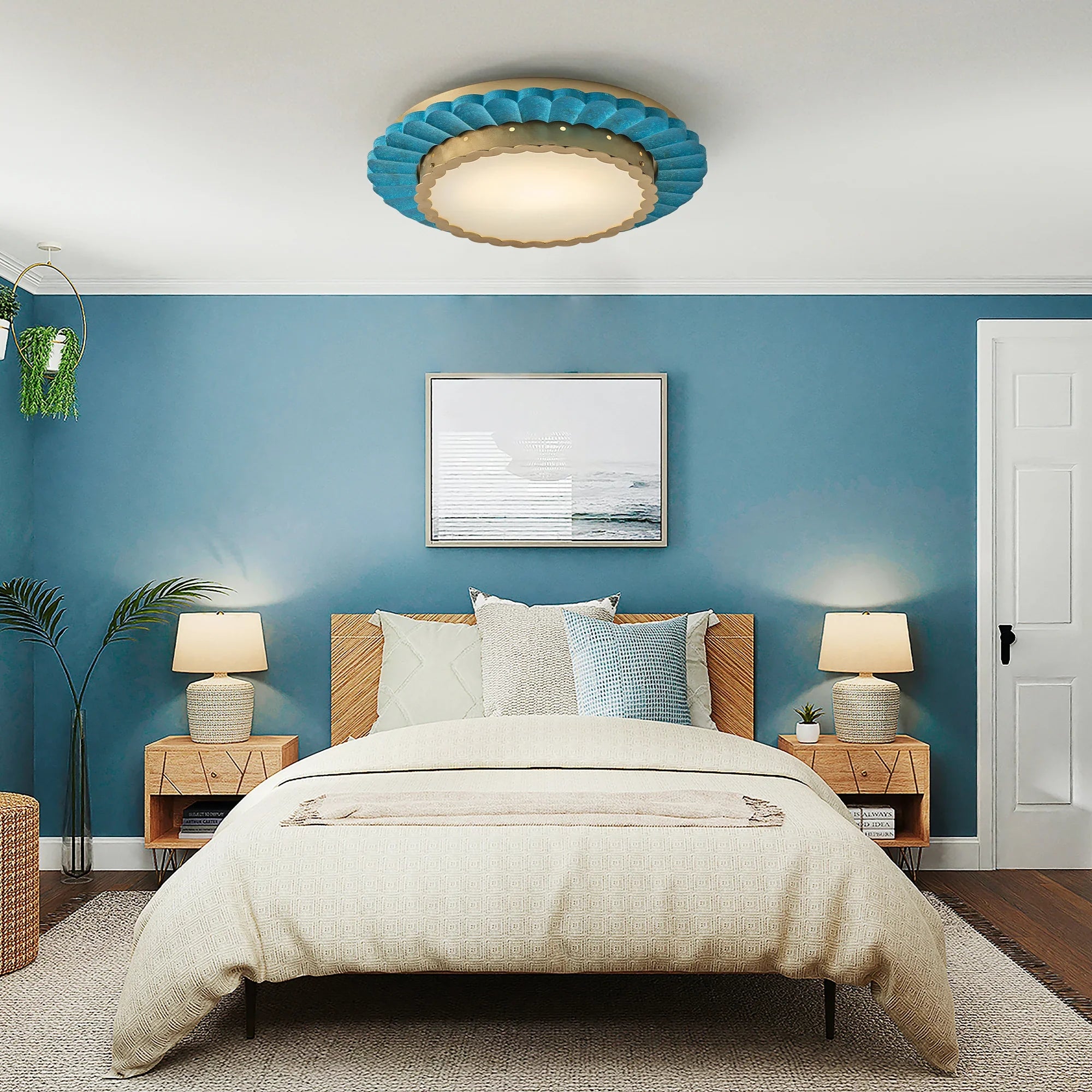 20" Poppy Modern Flush Mount LED Light