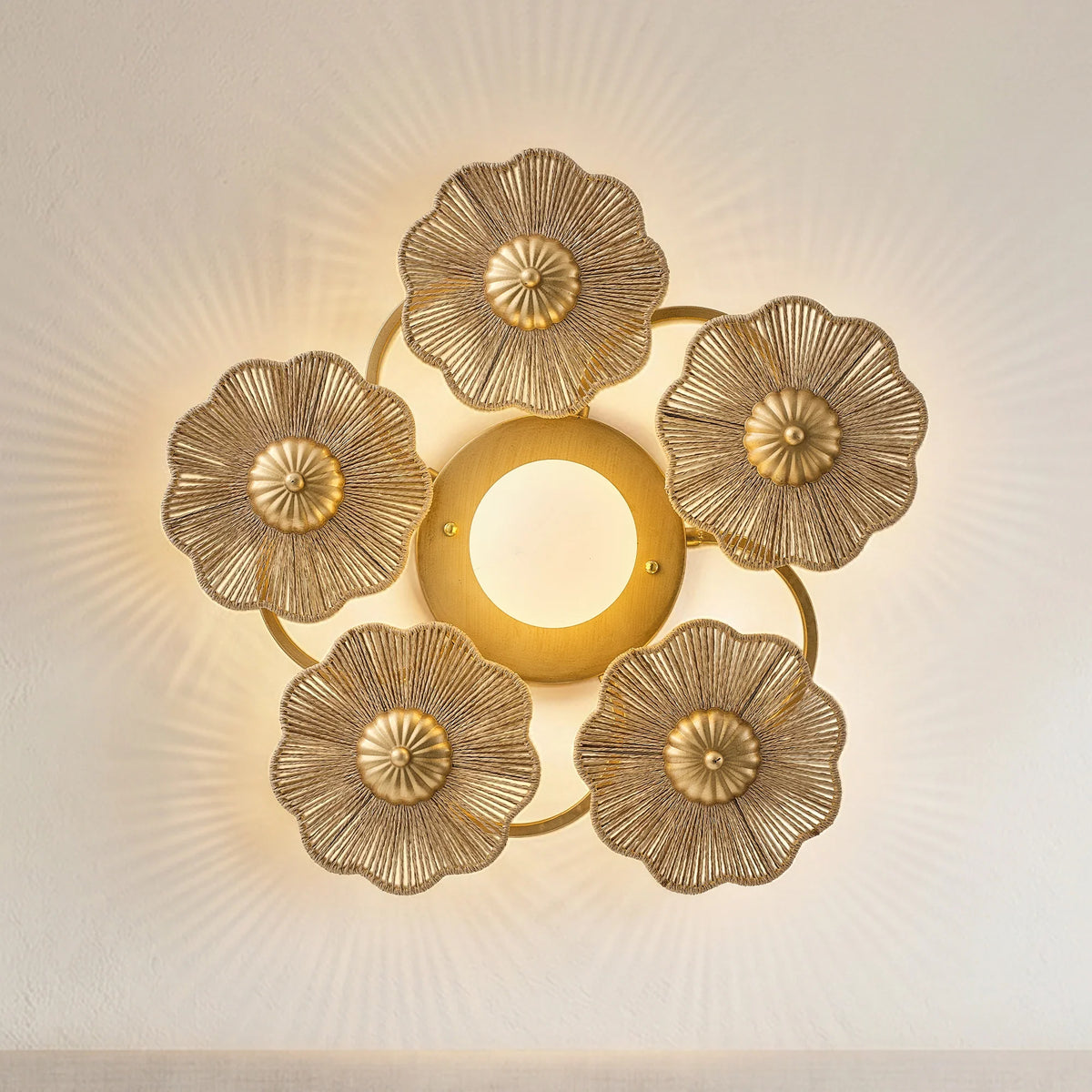 Avery 6-Light Bohemian Flush Mount Ceiling Light & Wall Sconce