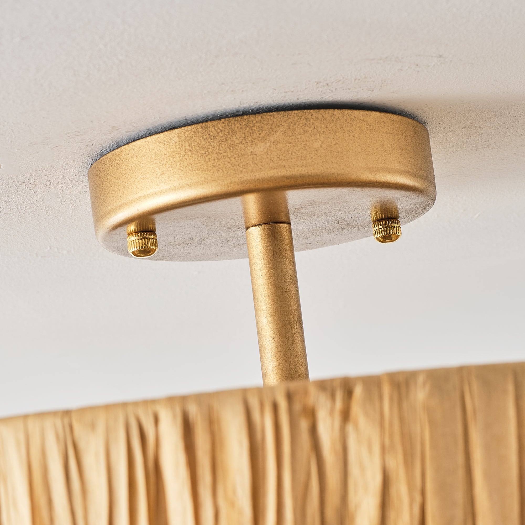 18" Rudolf Golden Bohemian Semi-Flush Mount Ceiling Light