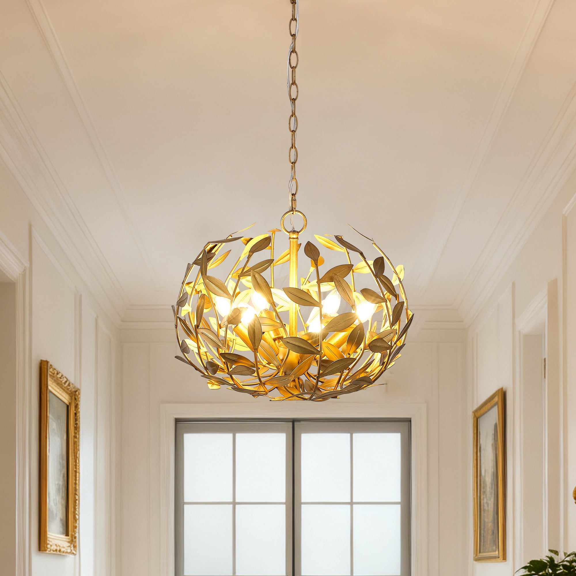 20 Inch Vic 6-Light Golden Chandelier