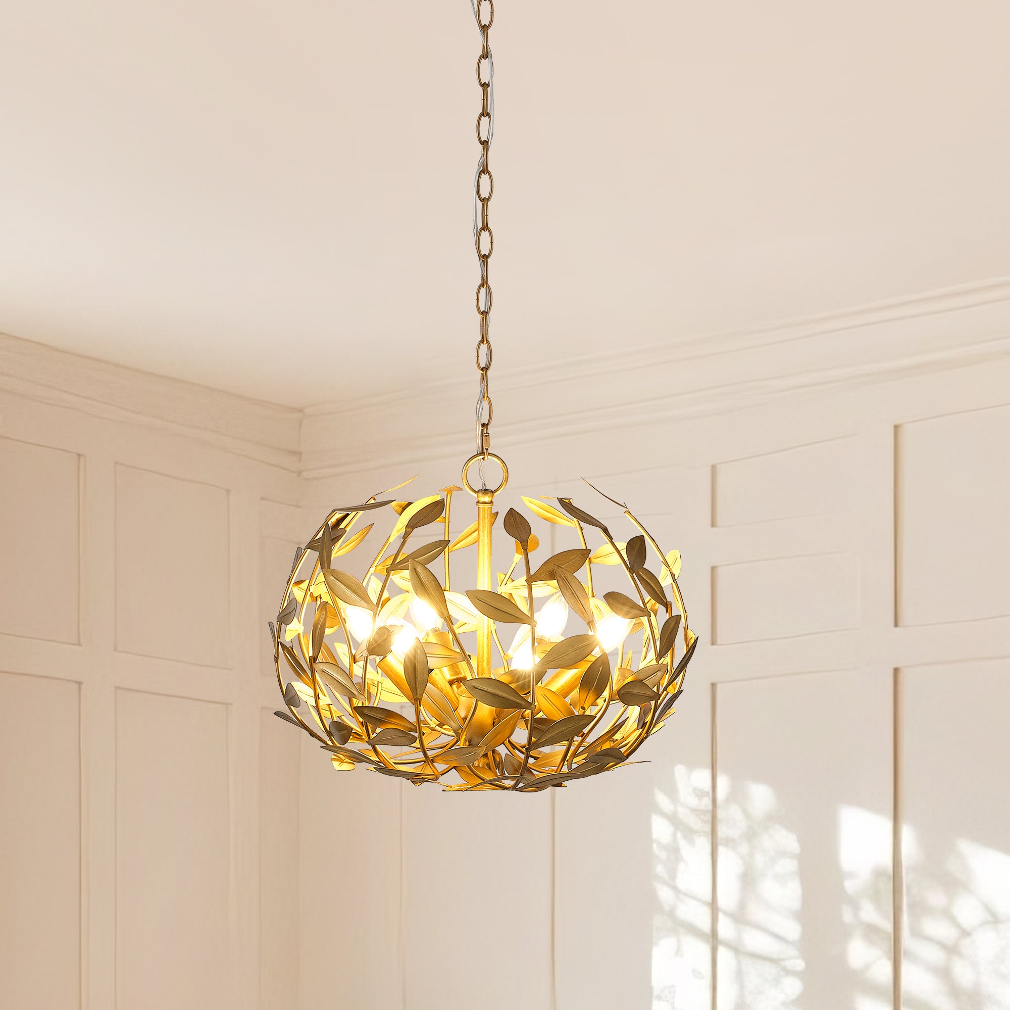 20 Inch Vic 6-Light Golden Chandelier