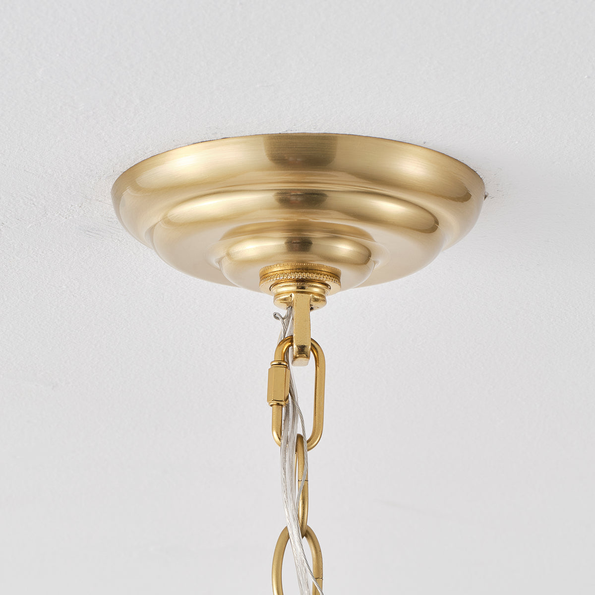 Burke 1-Light Antique Brass Crystal Globe Pendant Light