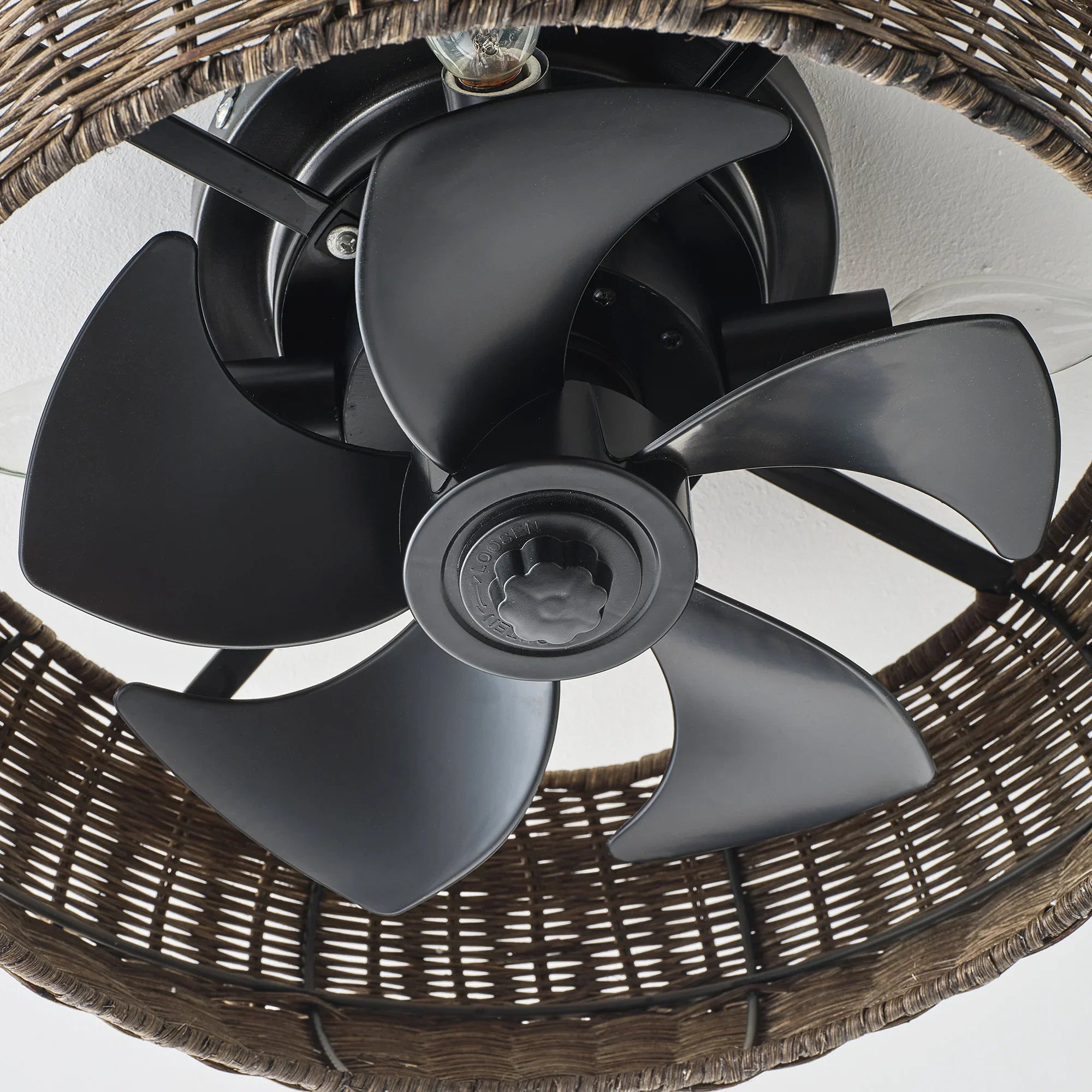 20" Rachel Bohemian Flush Mount Ceiling Fan with Light