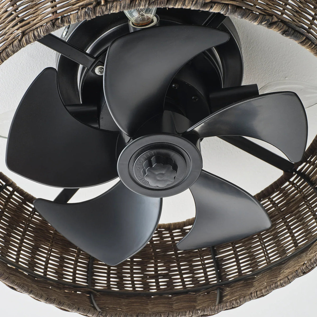 20" Rachel Bohemian Flush Mount Ceiling Fan with Light