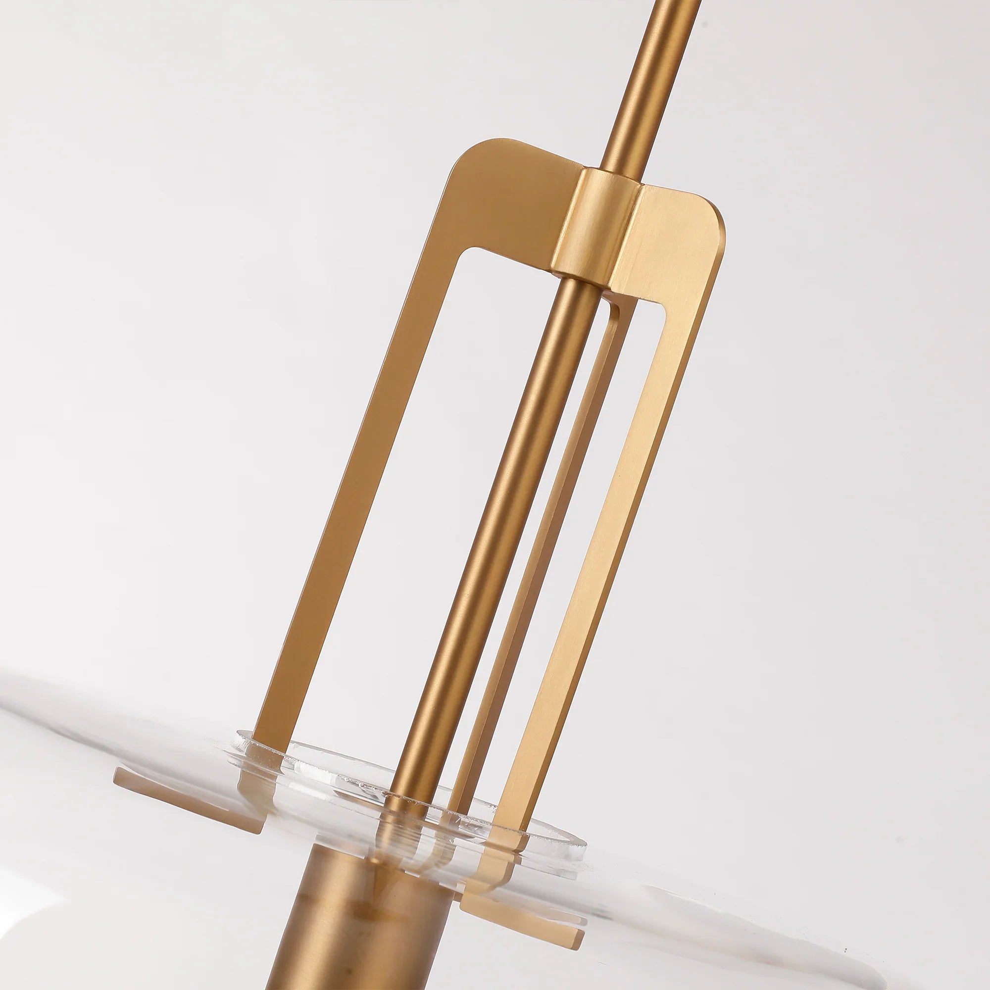 15" Toby Modern 1-Light Brushed Brass Island Pendant Light