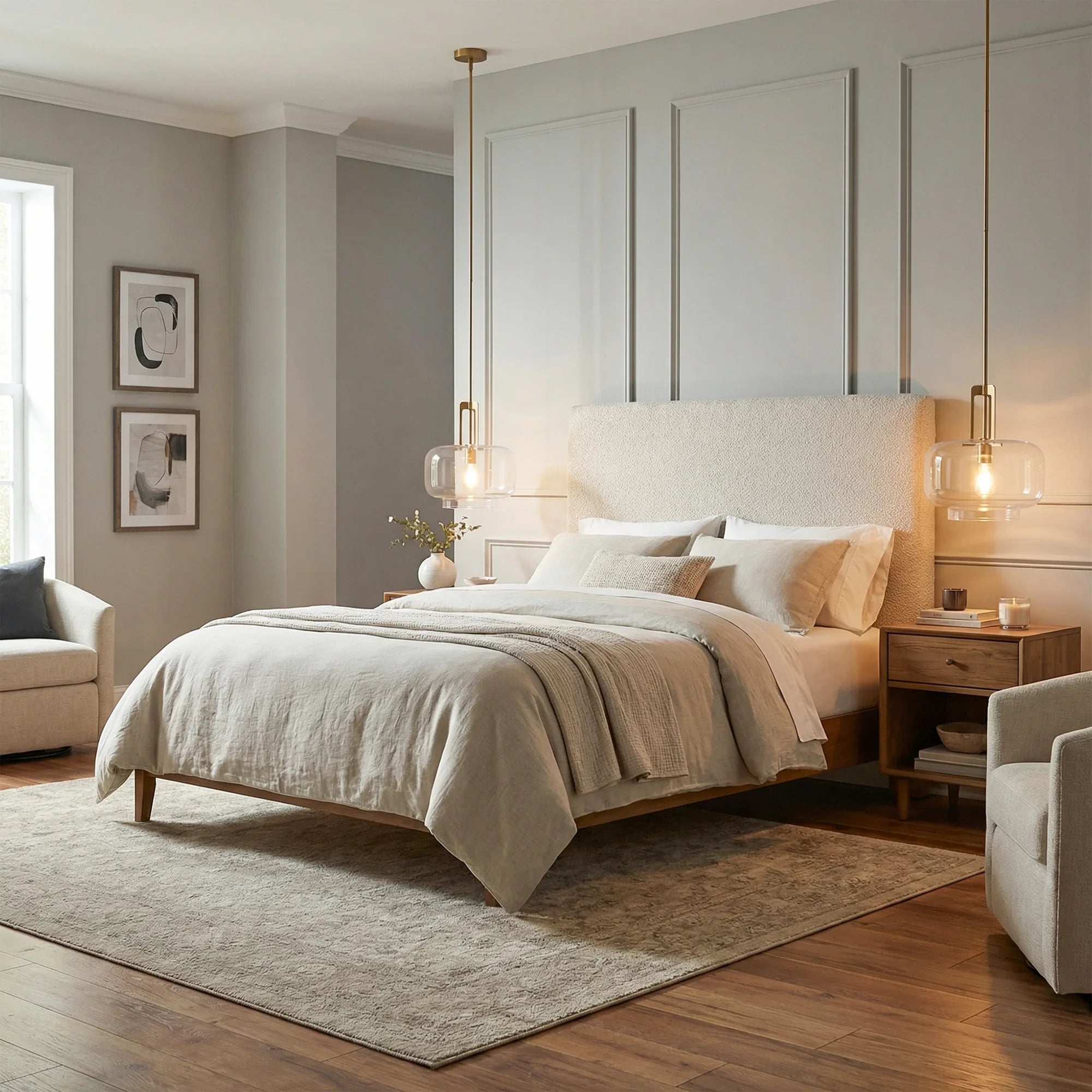 15" Toby Modern 1-Light Brushed Brass Island Pendant Light